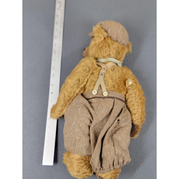 Vintage Hermann Teddy Bear Professor Higgins 174A Mohair Germany Plush 18 Inch - Picture 10 of 11
